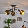 Southwest Ceiling Light gold, black, 3-light sources