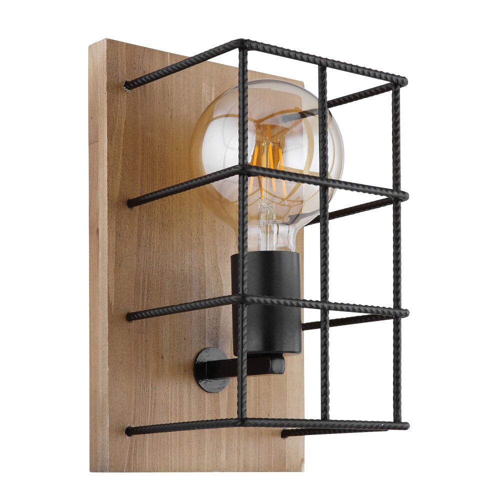 Globo MERRIL Wall Light Light wood, 1-light source