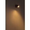 Globo ROBBY Wall Light Dark wood, black, 1-light source