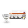 OSRAM Set of 3 LED Star GU5.3 6.5 W 2700 Kelvin 621 Lumen transparent, 3-light sources