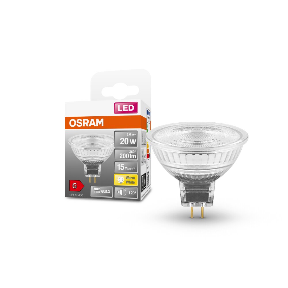 OSRAM LED Star GU5.3 2.6 watt 2700 Kelvin 200 Lumen