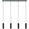 Brilliant Marty Pendant Light LED black, 4-light sources