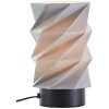 Brilliant Paperfold Table lamp black, 1-light source