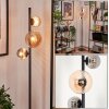 Remaisnil Floor Lamp - glass 10 cm, 15 cm Amber, Smoke-coloured, 3-light sources