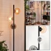 Remaisnil Floor Lamp - glass 12 cm black, 3-light sources