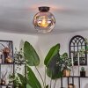 Ripoll Ceiling Light - glass 25 cm clear, Smoke-coloured, 1-light source