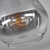 Ripoll Ceiling Light - glass 25 cm clear, Smoke-coloured, 1-light source