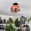 Ripoll Ceiling Light - glass 25 cm clear, coppery, 1-light source