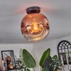 Ripoll Ceiling Light - glass 25 cm clear, coppery, 1-light source