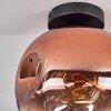 Ripoll Ceiling Light - glass 25 cm clear, coppery, 1-light source