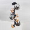 Chehalis Ceiling Light - glass 10 cm, 12cm, 15cm Amber, Smoke-coloured, 8-light sources