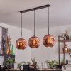 Ripoll Pendant Light - glass 30 cm coppery, 3-light sources