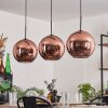 Koyoto Pendant Light - glass 30 cm coppery, 3-light sources