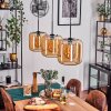 Lauden Pendant Light - glass 25 cm Amber, 3-light sources