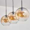 Koyotot Pendant Light - glass 30 cm Amber, clear, 3-light sources