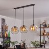 Ripoll Pendant Light - glass 30 cm black, 3-light sources