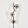 Remaisnil Floor Lamp - glass 12 cm, 15 cm black, 5-light sources