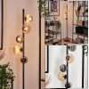 Remaisnil Floor Lamp - glass 10 cm, 12 cm black, 5-light sources