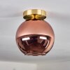 Koyoto Ceiling Light - glass 20 cm gold, black, 1-light source