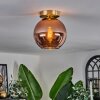 Koyoto Ceiling Light - glass 20 cm gold, black, 1-light source