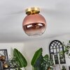 Koyoto Ceiling Light - glass 20 cm gold, black, 1-light source