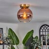 Koyoto Ceiling Light - glass 20 cm gold, black, 1-light source