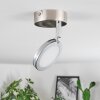 Sarnadinha Ceiling Light LED matt nickel, 1-light source