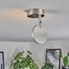 Sarnadinha Ceiling Light LED matt nickel, 1-light source