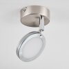 Sarnadinha Ceiling Light LED matt nickel, 1-light source