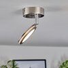 Sarnadinha Ceiling Light LED matt nickel, 1-light source