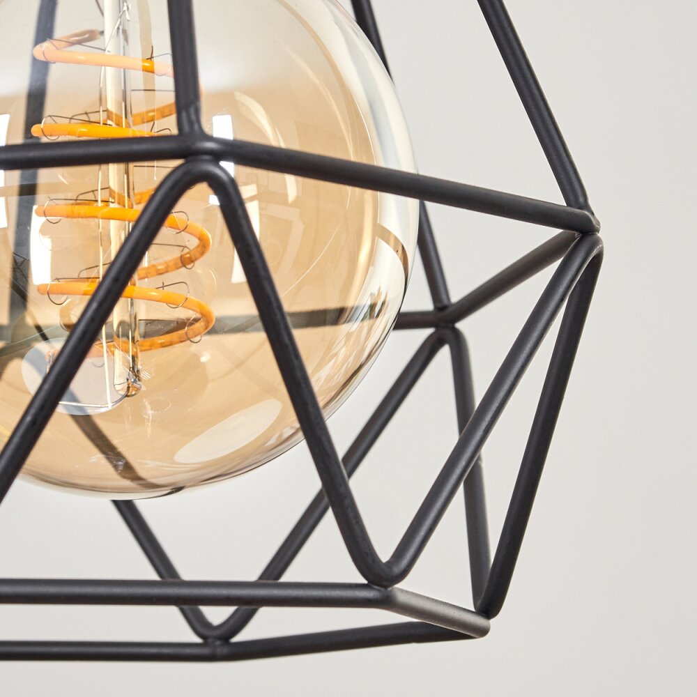 Yaak Pendant Light Ecru, black, 3-light sources