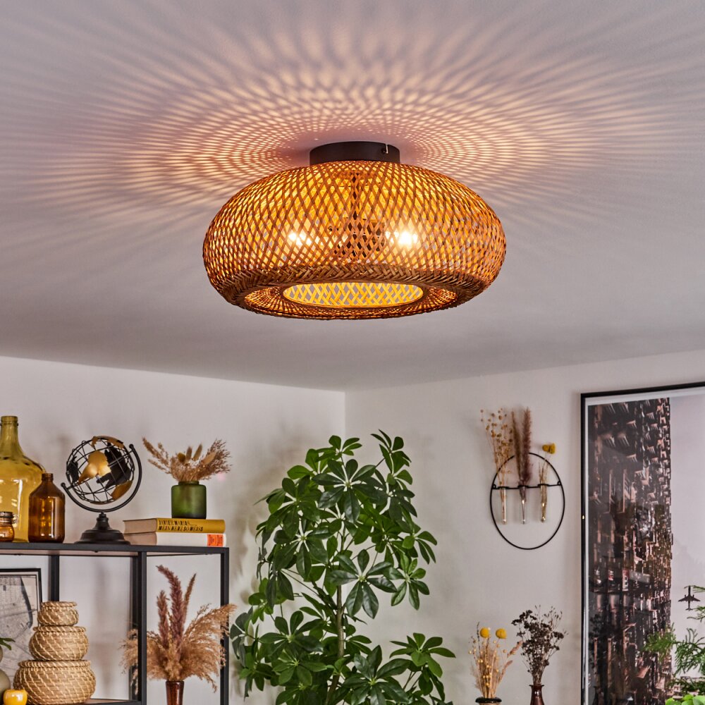 Bauro Ceiling Light 40 cm black, 2-light sources