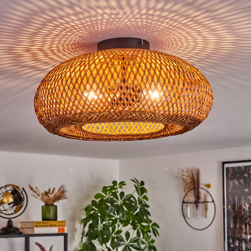 Bauro Ceiling Light 40 cm black, 2-light sources