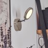 Sarnadinha wall light LED matt nickel, 1-light source