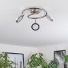 Sarnadinha ceiling light LED matt nickel, 3-light sources