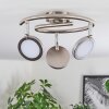 Sarnadinha ceiling light LED matt nickel, 3-light sources