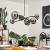 Chariton hanging light black, 6-light sources