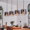 Lauden hanging light chrome, clear, 4-light sources