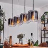 Lauden hanging light chrome, clear, 4-light sources