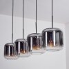 Lauden hanging light chrome, clear, 4-light sources