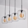 Lauden hanging light clear, 4-light sources