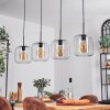 Lauden hanging light clear, 4-light sources