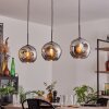 Ripoll hanging light chrome, 3-light sources