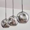 Ripoll hanging light chrome, 3-light sources