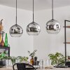 Ripoll hanging light black, 3-light sources