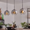 Ripoll hanging light black, 3-light sources