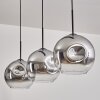 Ripoll hanging light black, 3-light sources