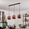 Koyoto hanging light black, 3-light sources