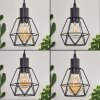 Soungou pendant light Ecru, black, 4-light sources