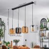 Lauden hanging light black, 4-light sources